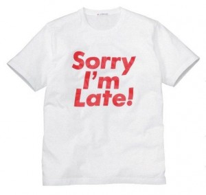 uniqlo-sorry-im-late-tshirt